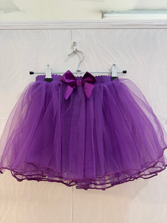 Purple Tulle Skirt