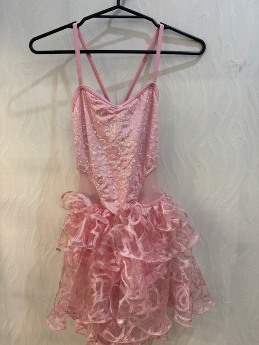 Pink Ruffle Dress