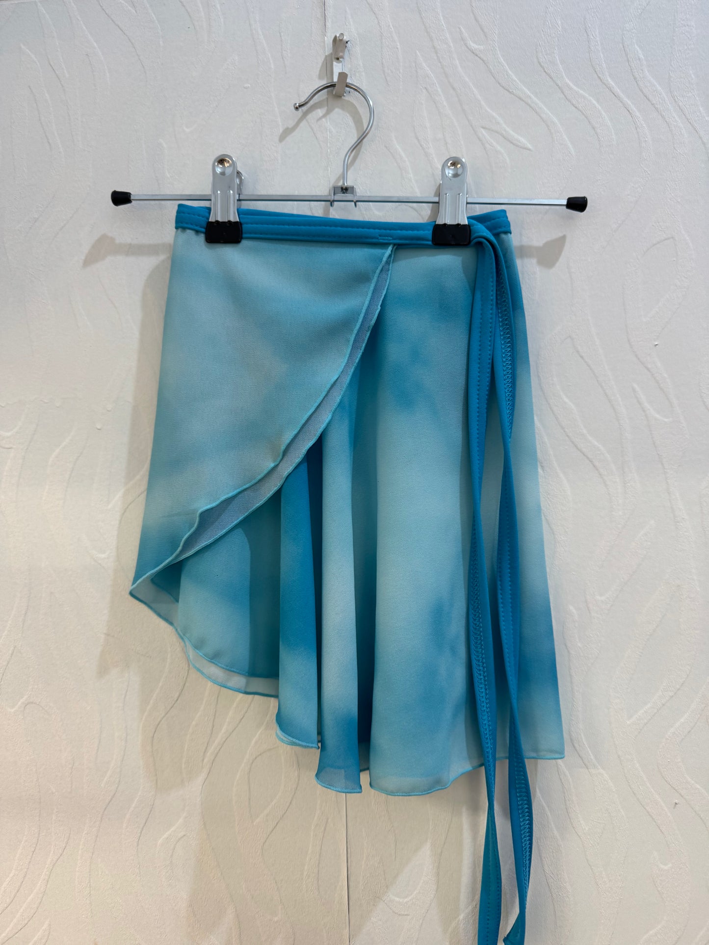 Light Blue Wrap Skirt