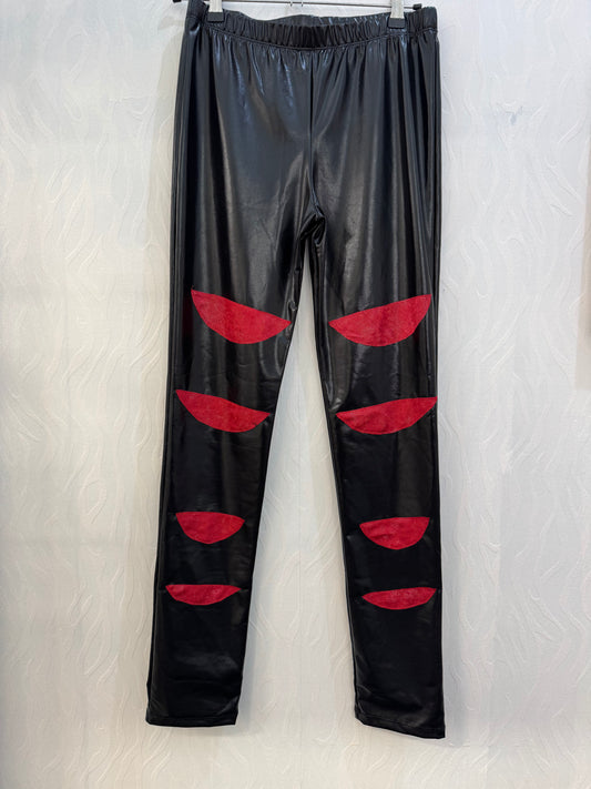 Black & Red Pants