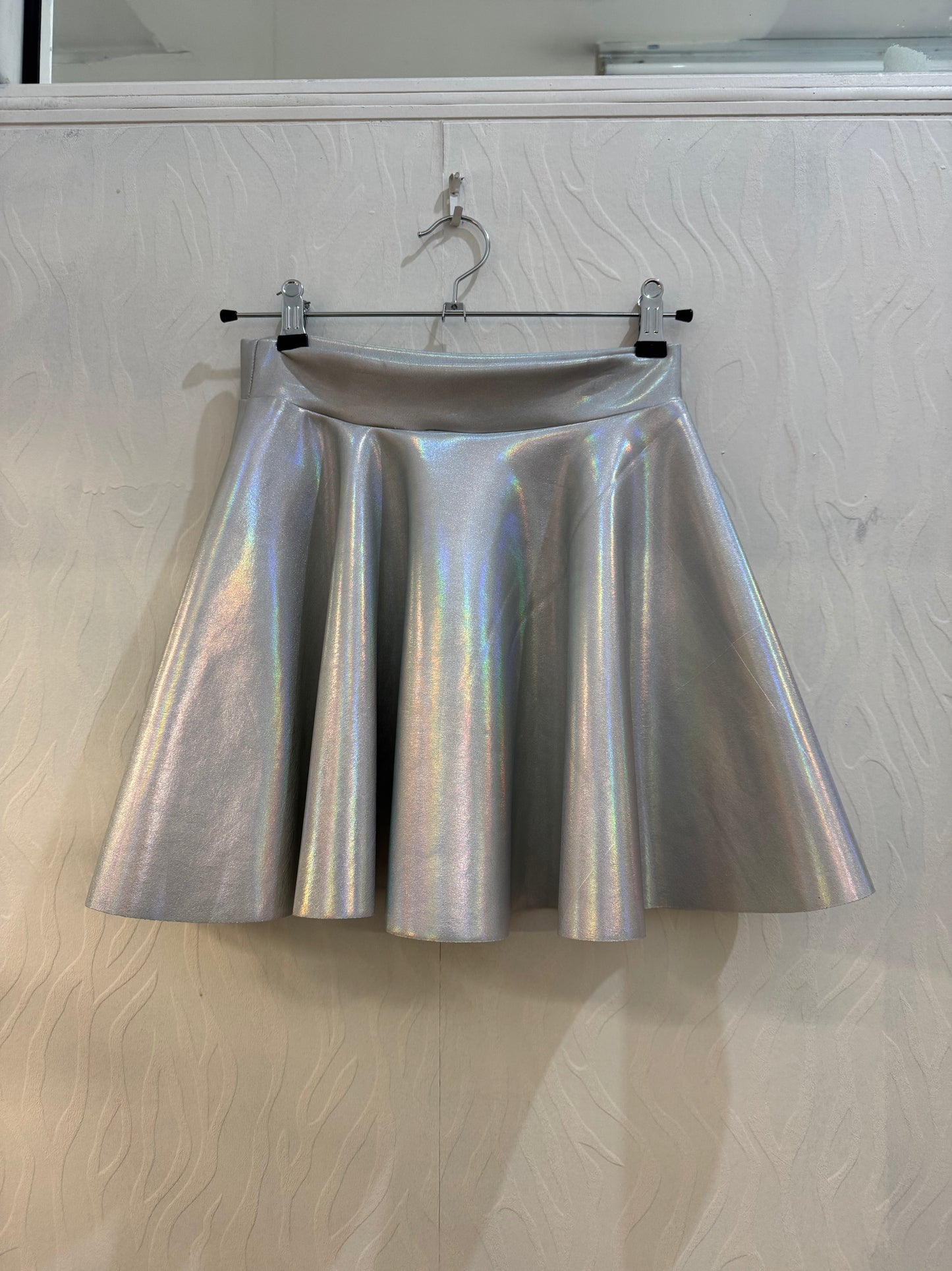 Silver Metallic Skirt