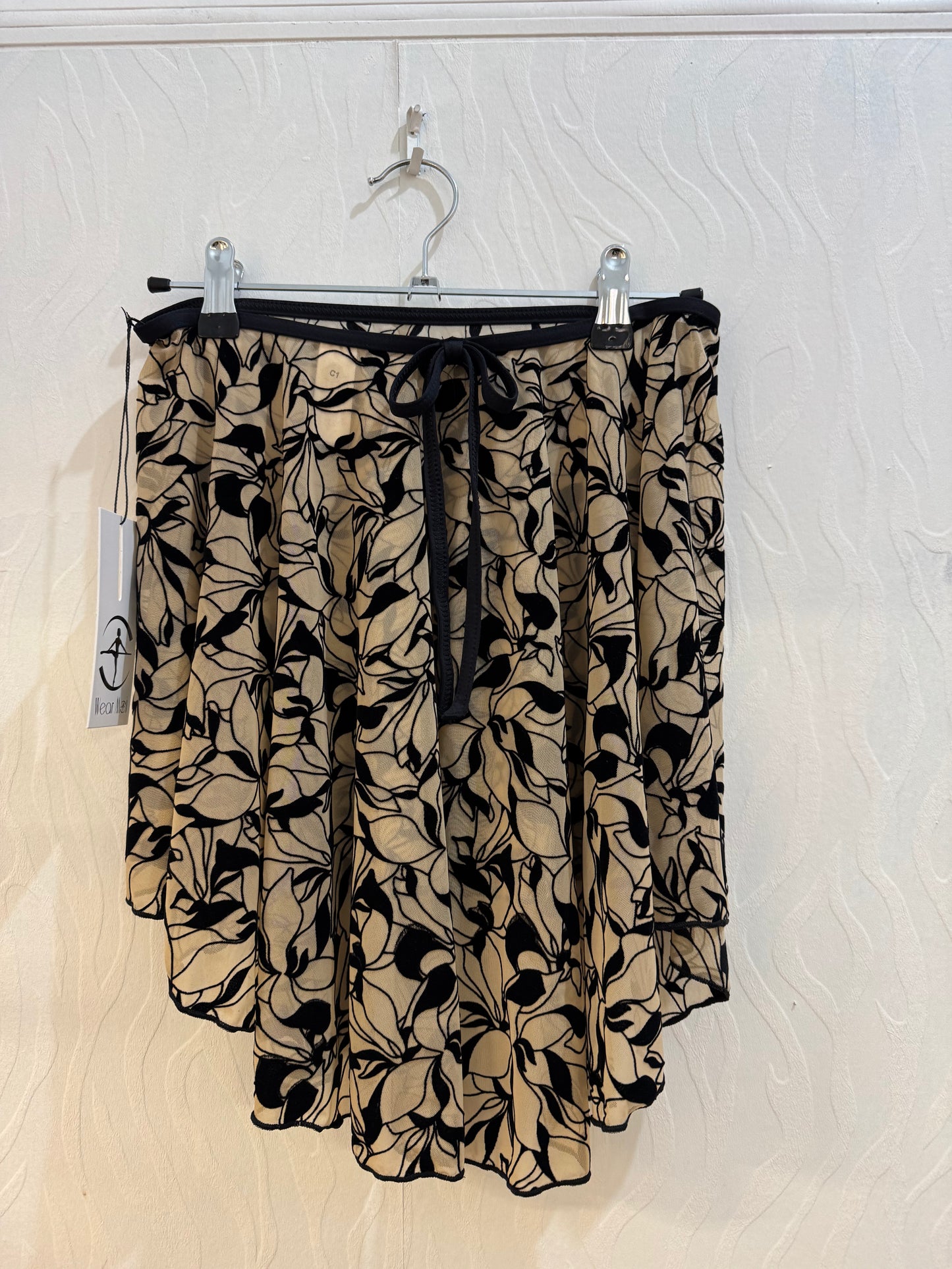 Black Detailed Skirt