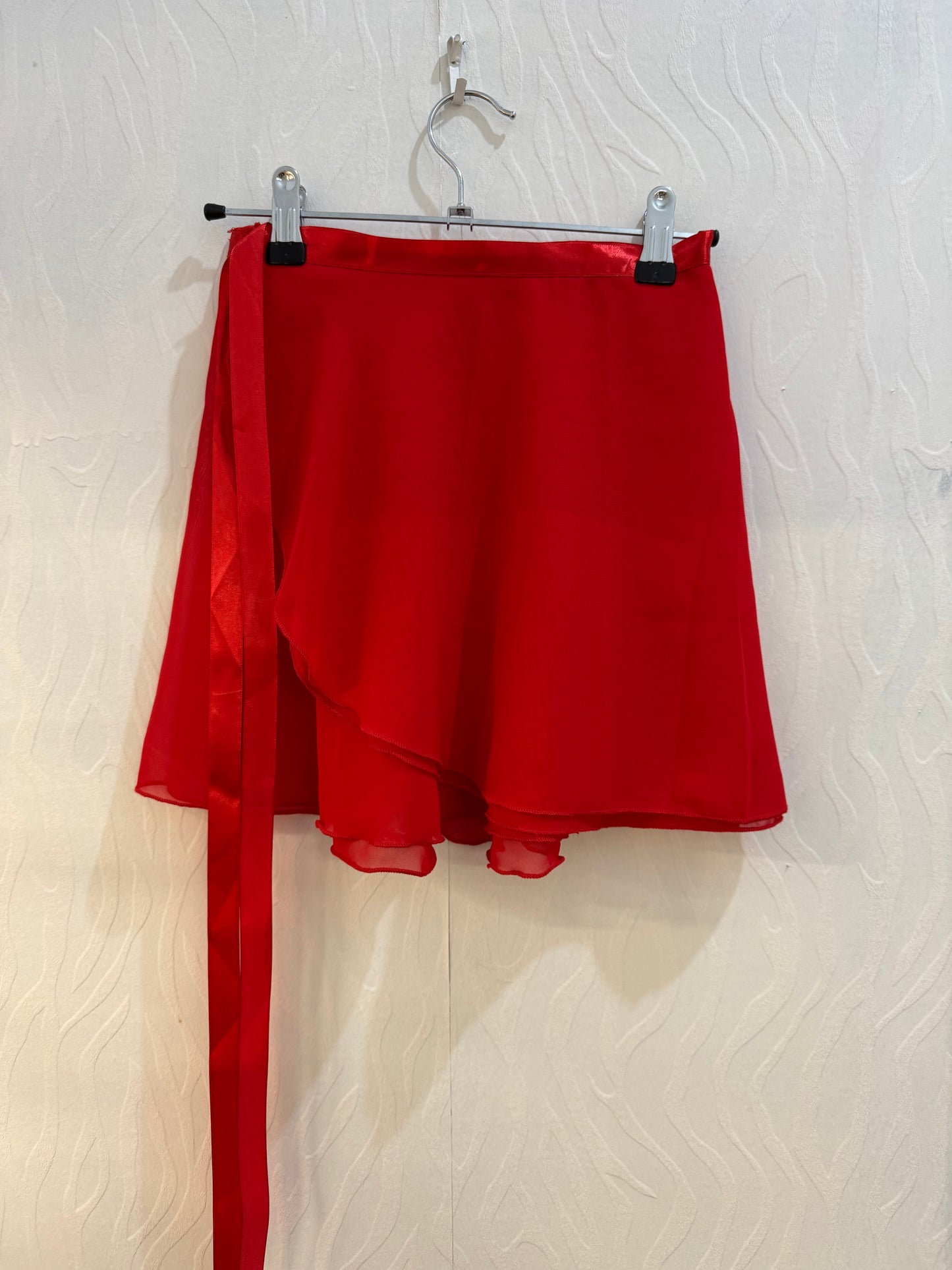 Red Wrap Skirt