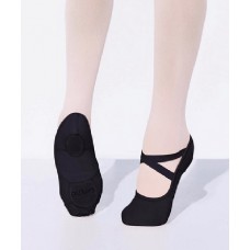 Black Canvas Ballet Shoe